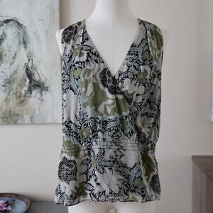 Ann Taylor Silk paisley Top size 6